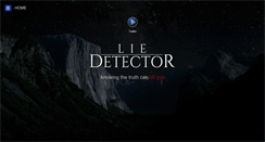 Desktop Screenshot of liedetectormovie.com